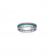 BAGUE ARGENT 925 RHODIE