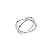 BAGUE ARGENT 925 RHODIE