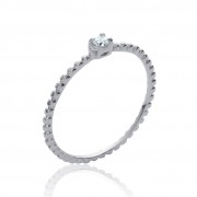 BAGUE ARGENT 925 RHODIE Collection "Diamonds"