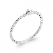 BAGUE ARGENT 925 RHODIE Collection "Diamonds"