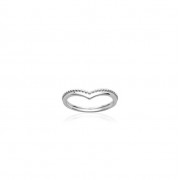 BAGUE ARGENT 925 RHODIE Collection "Urban"