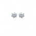 Silver Earrings 925 Rhodium plated Ø 5 Silver Earrings 925 Rhodium plated Ø 5
