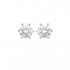 Silver Earrings 925 Rhodium plated Ø 7 Silver Earrings 925 Rhodium plated Ø 7