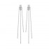 Silver Earrings 925 Rhodium plated Collection "My Star" Silver Earrings 925 Rhodium plated Collection "My Star"