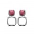 Earrings silver 925 RHODIE Collection "Pierres véritables" RHODONITE Earrings silver 925 RHODIE Collection "Pierres véritables" RHODONITE