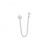 Silver Earring 925 Rhodium plated Silver Earring 925 Rhodium plated