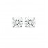 Silver Earrings 925 Rhodium plated Ø 8 Silver Earrings 925 Rhodium plated Ø 8
