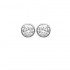 Silver Earrings 925 Rhodium plated Ø 6 Silver Earrings 925 Rhodium plated Ø 6