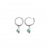 Silver Earrings 925 Rhodium plated "Pierres véritables" Amazonite Silver Earrings 925 Rhodium plated "Pierres véritables" Amazonite