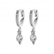 BOUCLES D’OREILLES ARGENT 925 RHODIE Collection "Le Chic oriental"