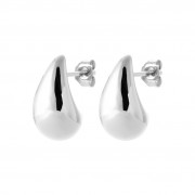 BOUCLES D’OREILLES "Gouttes" ARGENT 925 RHODIE Collection "Urban"