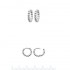 Silver Earrings 925 Rhodium plated "Mix & Match" Silver Earrings 925 Rhodium plated "Mix & Match"