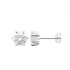 Silver Earrings 925 Rhodium plated Ø 7 Silver Earrings 925 Rhodium plated Ø 7