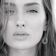 BOUCLES D’OREILLES ARGENT 925 RHODIE