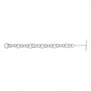 BRACELET ARGENT 925 RHODIE Collection "Bohéme"