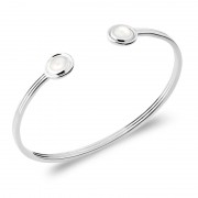 BRACELET ARGENT 925 RHODIE Collection "Pierres véritables" PIERRE DE LUNE