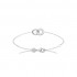 SILVER BRACELET 925 RHODIUM PLATED Collection "Diamonds" SILVER BRACELET 925 RHODIUM PLATED Collection "Diamonds"