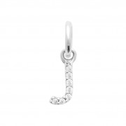 Pendentif "Lettres" Argent 925 Rhodié / Zirconium