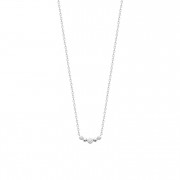 COLLIER ARGENT 925 RHODIE Collection "Diamonds"