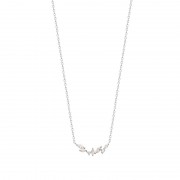 COLLIER ARGENT 925 RHODIE Collection "Diamonds"