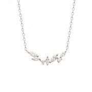 COLLIER ARGENT 925 RHODIE Collection "Diamonds"