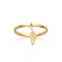 Bague Plaqué or 750 Collection "Plume de cygne" Bague Plaqué or 750 Collection "Plume de cygne"