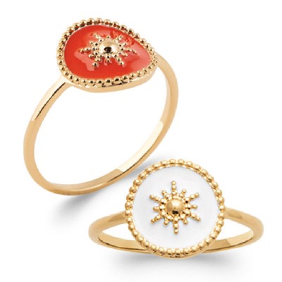 Gold-plated ring 750 EMAIL