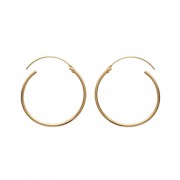 CREOLES Plaqué or Ø 35