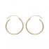 Earrings Gold plated 750 3mic diameter 35mm Earrings Gold plated 750 3mic diameter 35mm