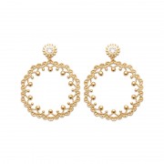 BOUCLES D'OREILLES Plaqué or Collection "Le Chic Oriental"