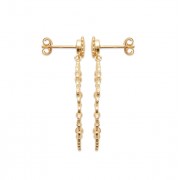 BOUCLES D'OREILLES Plaqué or Collection "Le Chic Oriental"