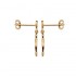 Earrings Gold plated 18Kt Earrings Gold plated 18Kt