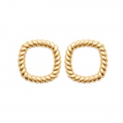 BOUCLES D'OREILLES Plaqué or Collection "Bohème"
