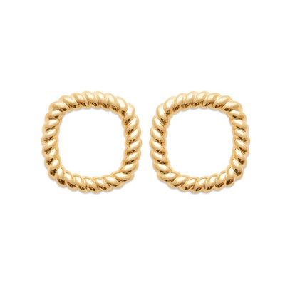 Earrings Gold plated 18Kt collection "Bohème" 