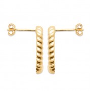 BOUCLES D'OREILLES Plaqué or Collection "Bohème"