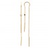 Earrings Gold plated 18Kt collection "Diamonds" Earrings Gold plated 18Kt collection "Diamonds"
