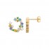 Earrings Gold plated 18Kt collection "Diamonds" Earrings Gold plated 18Kt collection "Diamonds"