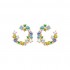 Earrings Gold plated 18Kt collection "Diamonds" Earrings Gold plated 18Kt collection "Diamonds"