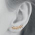 Earrings Gold plated 18 Kt ear cuffs Earrings Gold plated 18 Kt ear cuffs