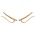 Earrings Gold plated 18 Kt ear cuffs Earrings Gold plated 18 Kt ear cuffs
