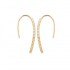 Earrings Gold plated 18Kt collection "Diamonds" Earrings Gold plated 18Kt collection "Diamonds"
