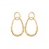 Earrings Gold plated 18Kt collection "Gold minted" Earrings Gold plated 18Kt collection "Gold minted"