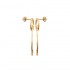 Earrings Gold plated 18Kt collection "Gold minted" Earrings Gold plated 18Kt collection "Gold minted"