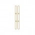 Earrings Gold plated 18Kt collection "Trombone" Earrings Gold plated 18Kt collection "Trombone"