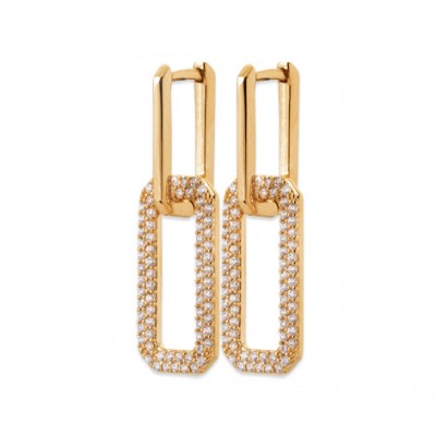 Earrings Gold plated 18Kt collection 