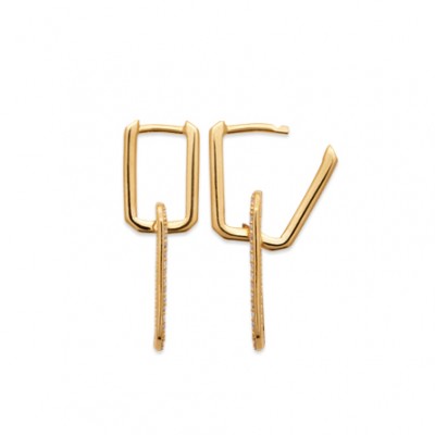 Earrings Gold plated 18Kt collection 