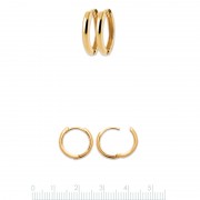 CREOLES "Mix & Match" Plaqué or Ø 14