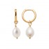 Earrings Gold plated 18Kt collection "Perles" Earrings Gold plated 18Kt collection "Perles"