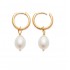 Earrings Gold plated 18Kt collection "Perles" Earrings Gold plated 18Kt collection "Perles"