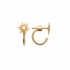 Earrings Gold plated 18Kt collection "Mon soleil" Earrings Gold plated 18Kt collection "Mon soleil"